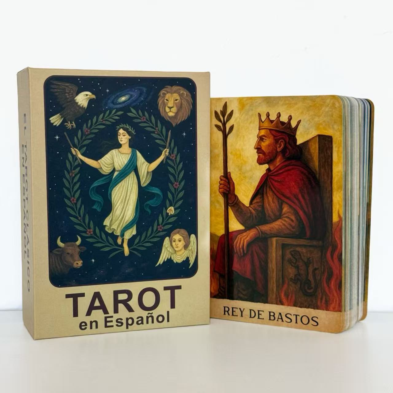 Tarot Deck With Guidebook - Spanish Tarot Deck, Classic Tarot Cards