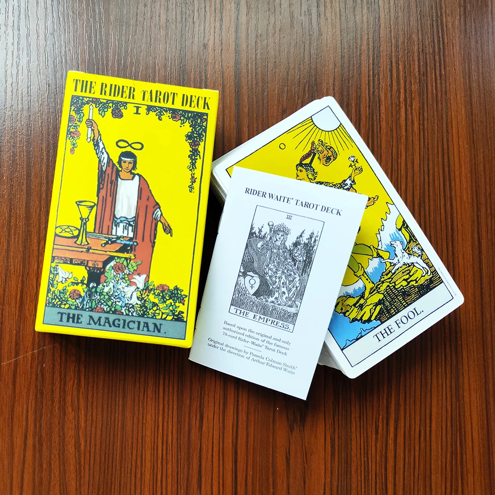 Tarot Deck With Guidebook - 12CMX7CM The Rider Divination Tarot Deck