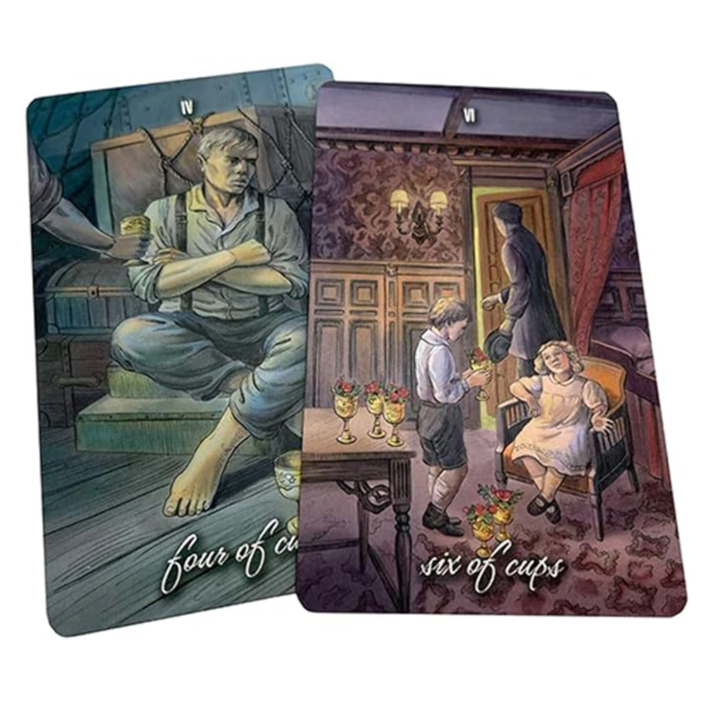12x7cm Titanic Divination Taro - đánh giá và giá Tarot Deck With Guidebook