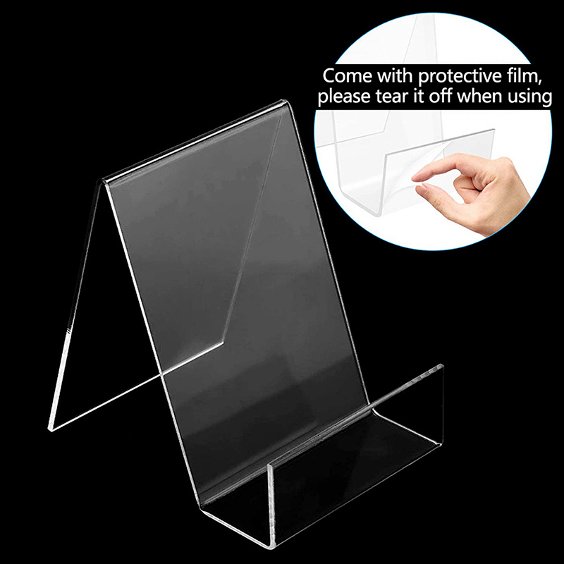 1pc Clear Acrylic Display Book - đánh giá và giá Clear Acrylic Book Stand Holder