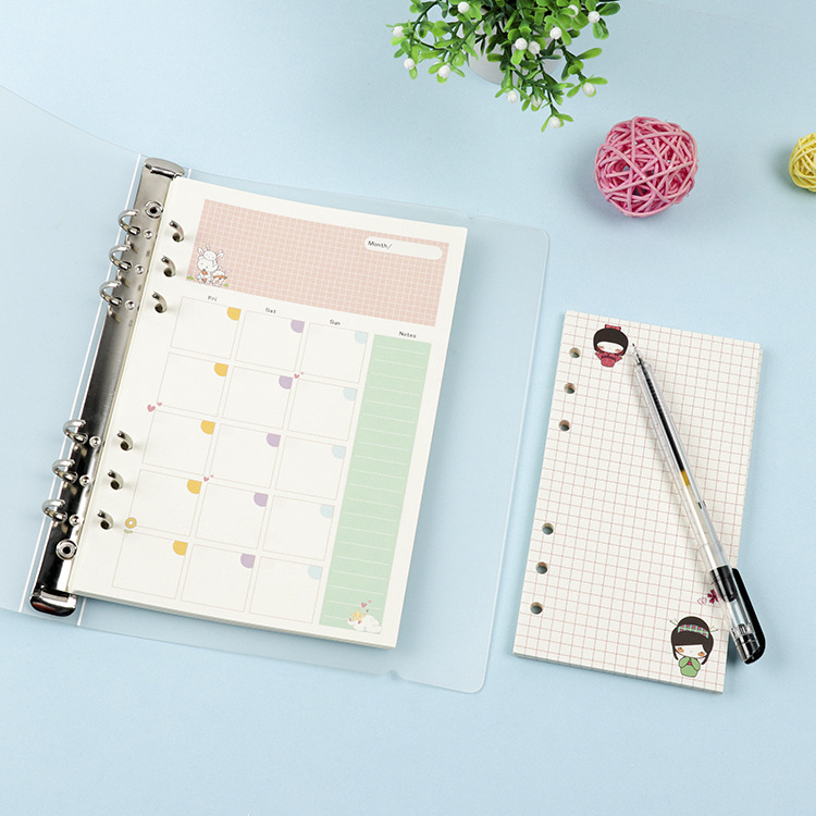 2026Colored A5 A6 Loose Leaf N - đánh giá và giá A5 Spiral Dotted Grid Notebook