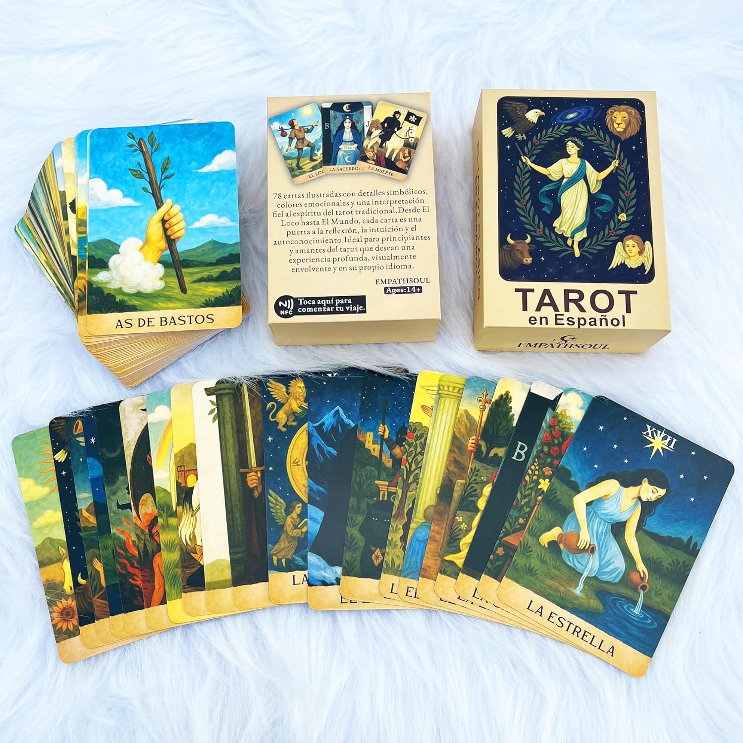 Spanish Tarot Deck, Classic Ta - đánh giá và giá Tarot Deck With Guidebook