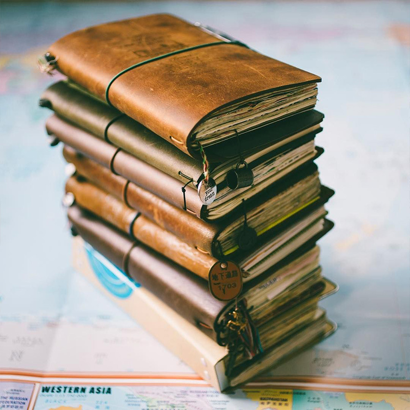 Bị Lỗi Retro Bao Da Máy Tính X - đánh giá và giá Vintage Leather Journal Notebook