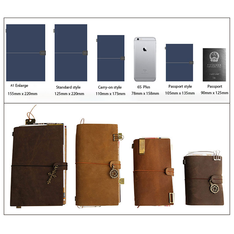 Bị Lỗi Retro Bao Da Máy Tính X - đánh giá và giá Vintage Leather Journal Notebook
