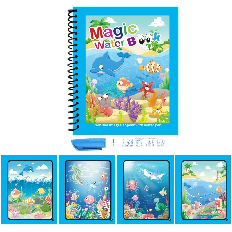 1Pc Reusable Magic Water Book  - đánh giá và giá Reusable Water Magic Coloring Book