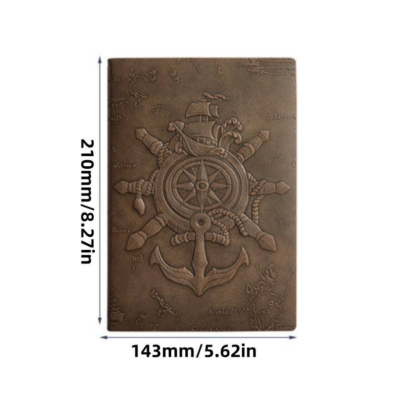 A5 Retro Notebook Thick inner  - đánh giá và giá Vintage Leather Journal Notebook