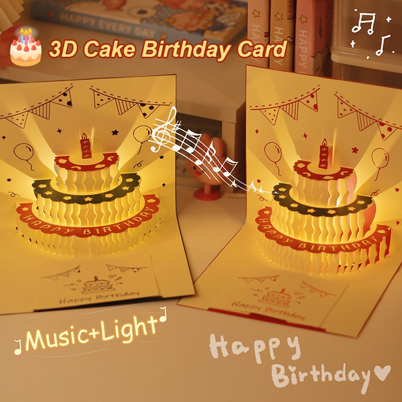 3D Music Light Birthday Card C - đánh giá và giá Blank Sheet Music Notebook