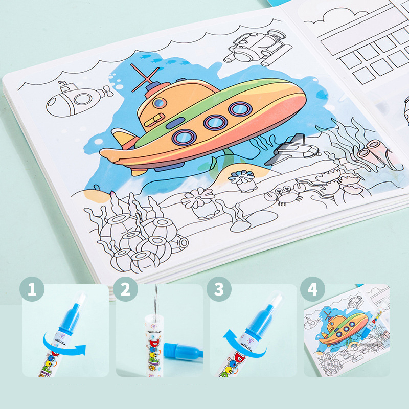 Magical Book Water Drawing Mon - đánh giá và giá Reusable Water Magic Coloring Book