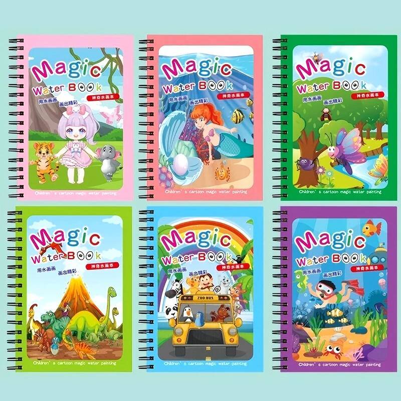 Magical Book Water Drawing Mon - đánh giá và giá Reusable Water Magic Coloring Book
