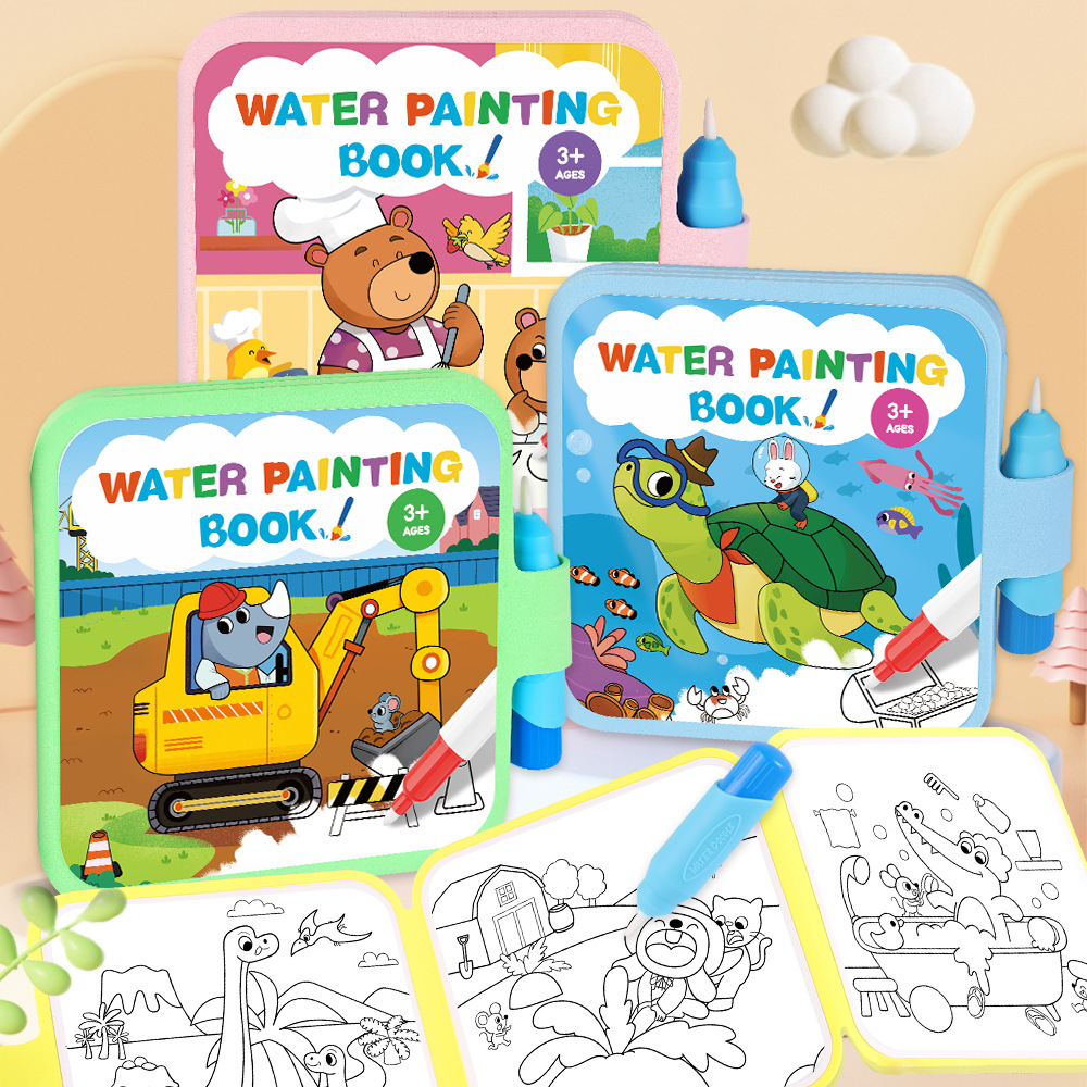 Magic Water Painting Book Reus - đánh giá và giá Reusable Water Magic Coloring Book