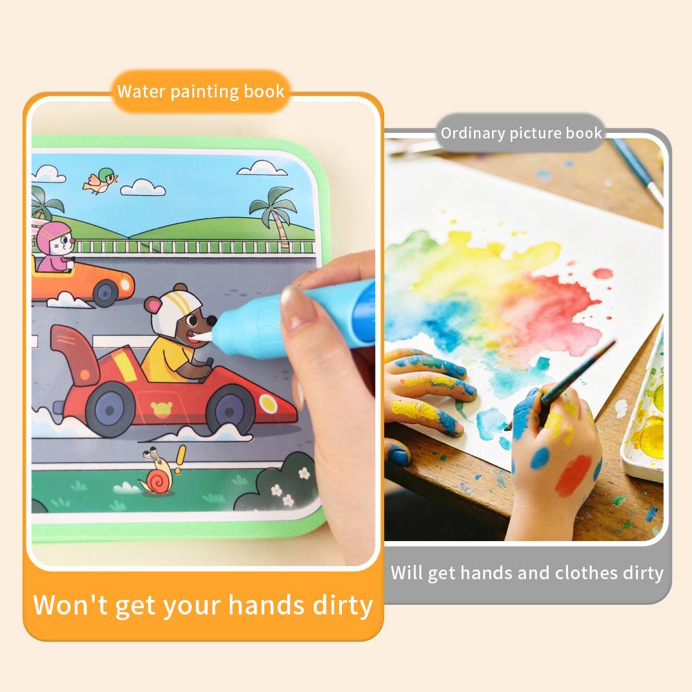 Magic Water Painting Book Reus - đánh giá và giá Reusable Water Magic Coloring Book