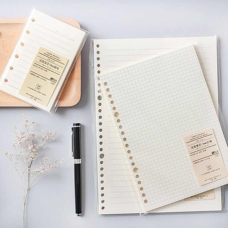 A5 B5 20 Lỗ Rời Lá Xách Tay Đổ - đánh giá và giá A5 Spiral Dotted Grid Notebook