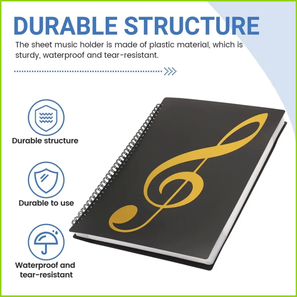 Flexible 40 Pages Piano Music  - đánh giá và giá Blank Sheet Music Notebook