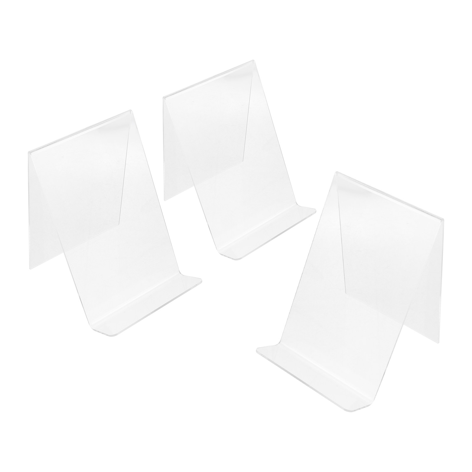 3Pcs Clear Acrylic Book Stand  - đánh giá và giá Clear Acrylic Book Stand Holder