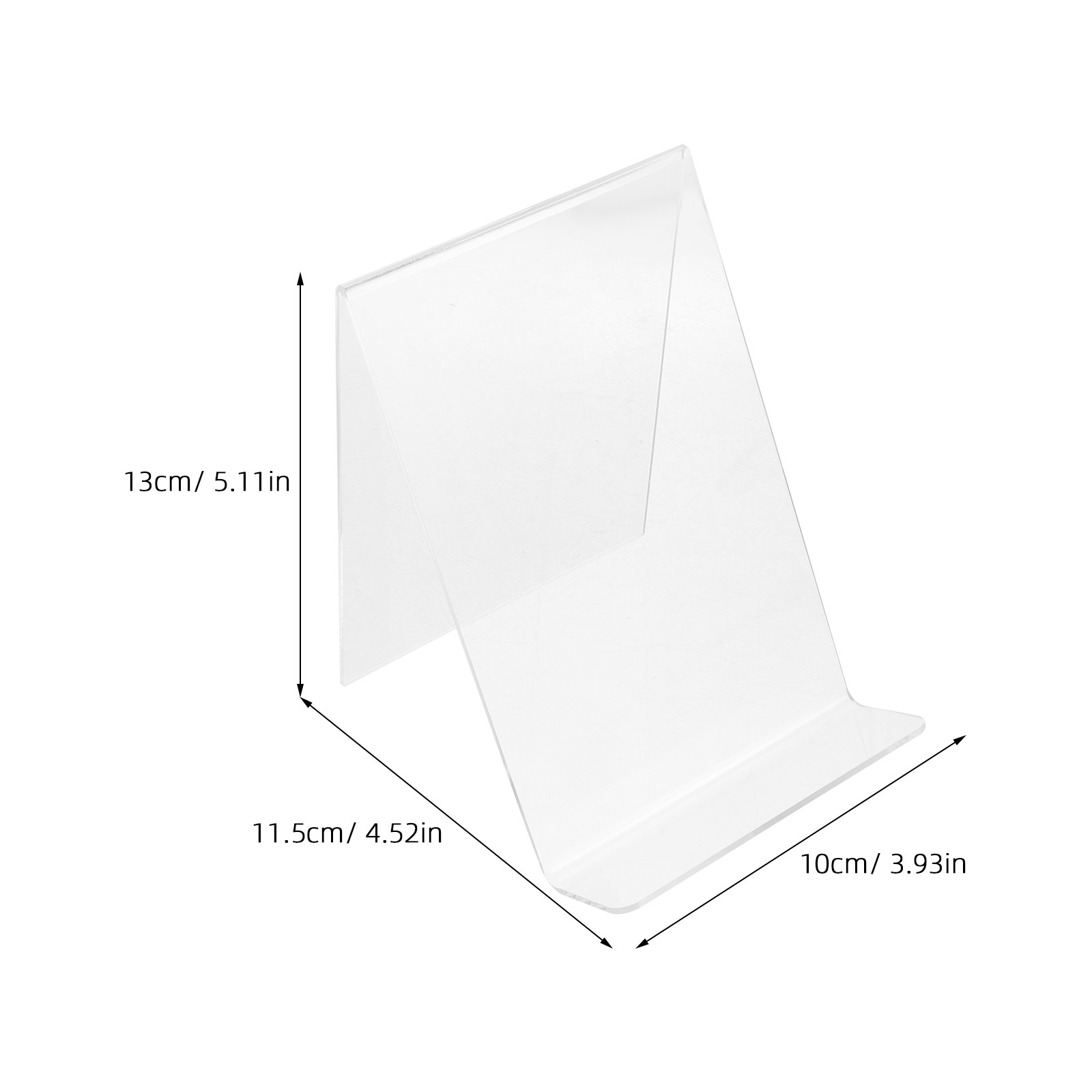3Pcs Clear Acrylic Book Stand  - đánh giá và giá Clear Acrylic Book Stand Holder