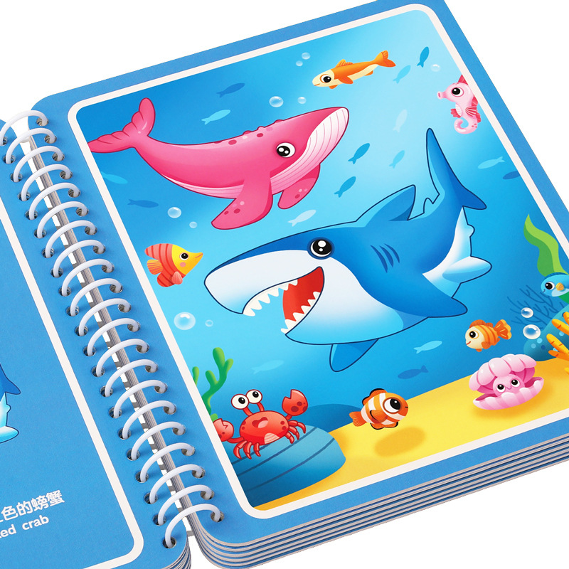 Magic Water Drawing Book for K - đánh giá và giá Reusable Water Magic Coloring Book